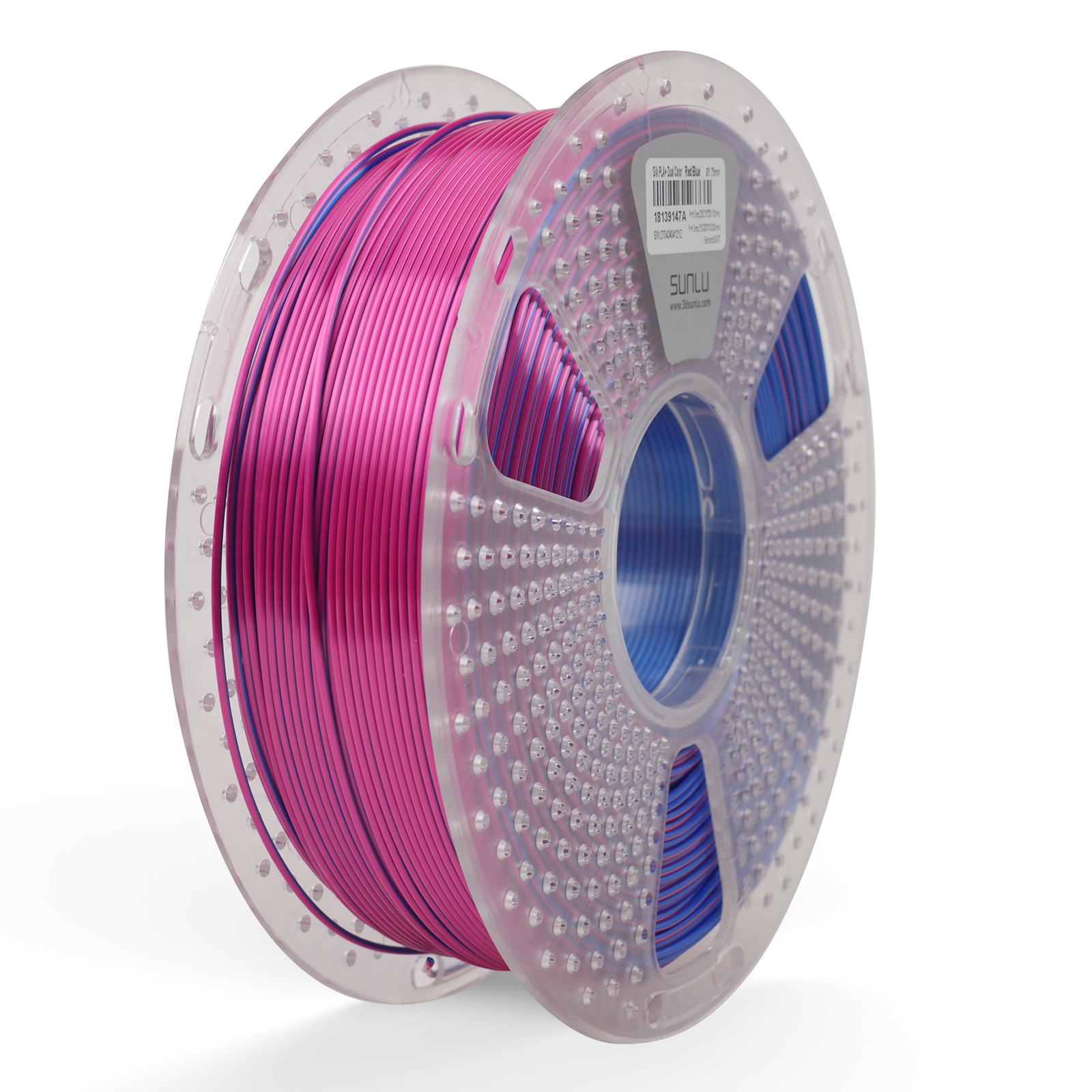 Silk PLA+ Dual Color Red Blue SUNLU - obrazek 4