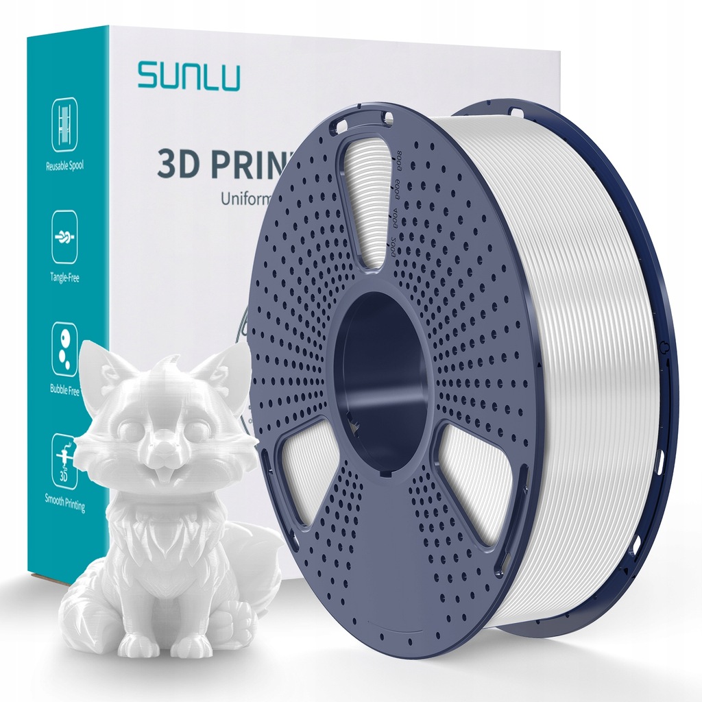 PETG White SUNLU - obrazek 5