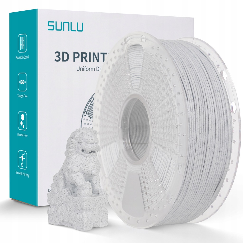 PLA Marble SUNLU - obrazek 5
