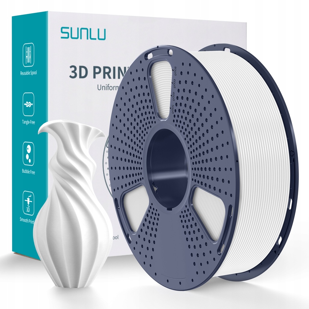 PLA META White SUNLU - obrazek 2