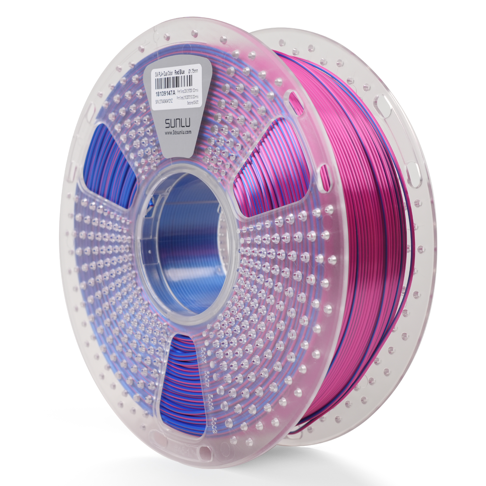 Silk PLA+ Dual Color Red Blue SUNLU - obrazek 3