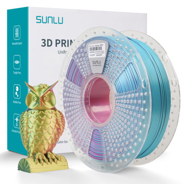 PLA+ Tri Color Red Yellow Green SUNLU