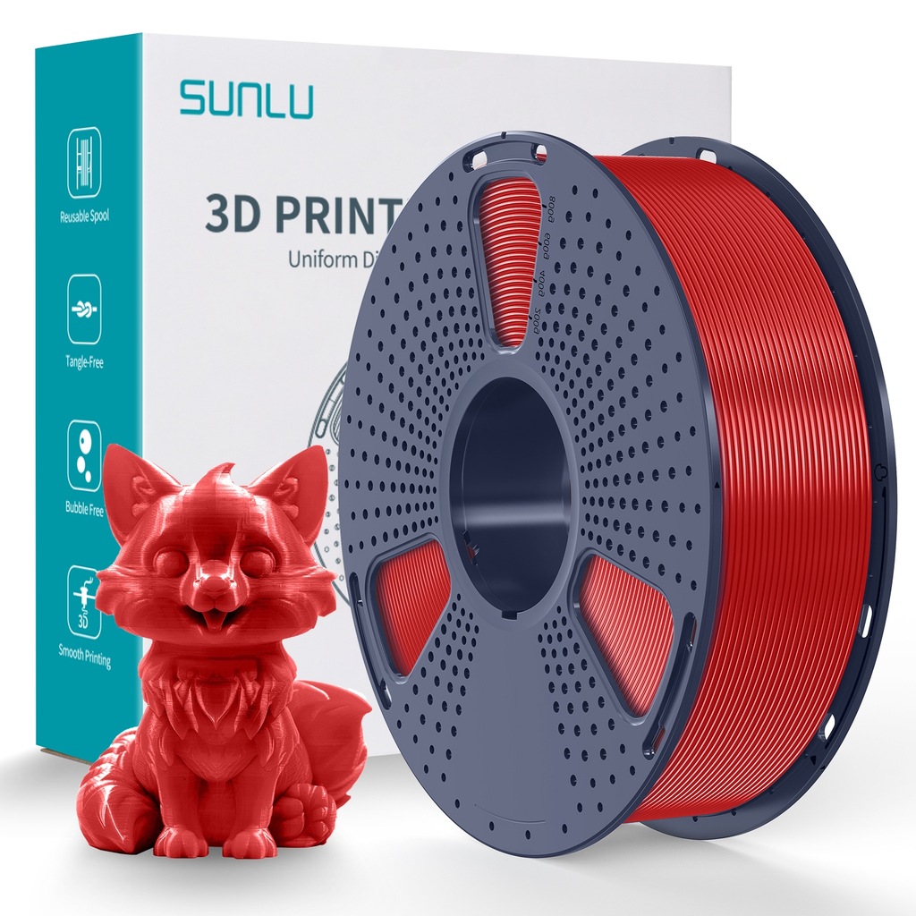 PETG Red SUNLU - obrazek 3